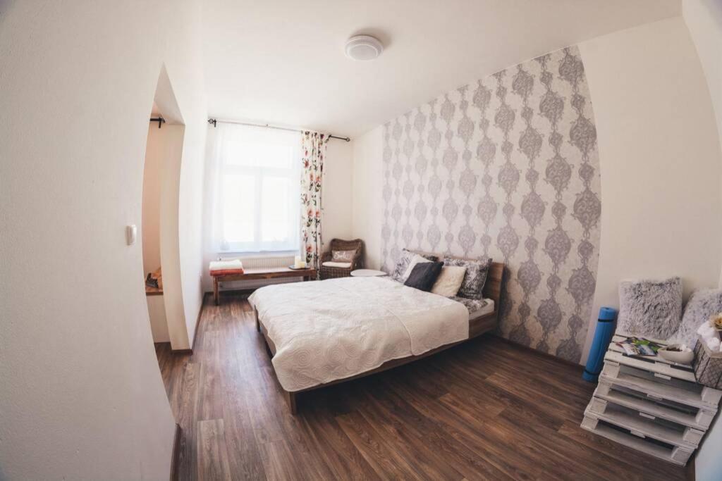 Stylovy Apartman V Centru Nachoda Kültér fotó